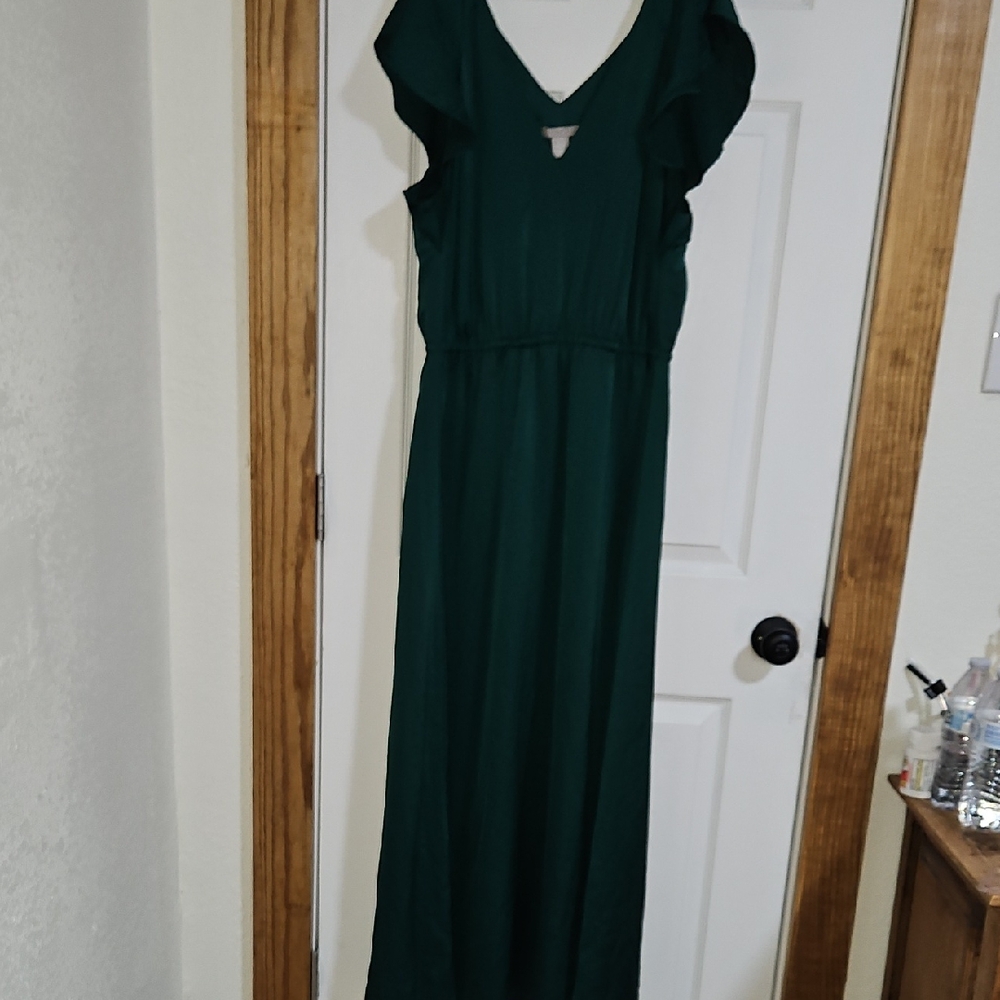 H&M Deep Green Maxi Dress